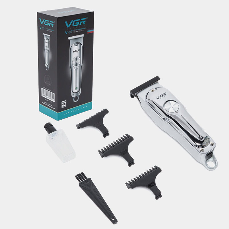 VGR V-071 – Patillera Inalámbrica Recargable de Precisión Trimmer Personal