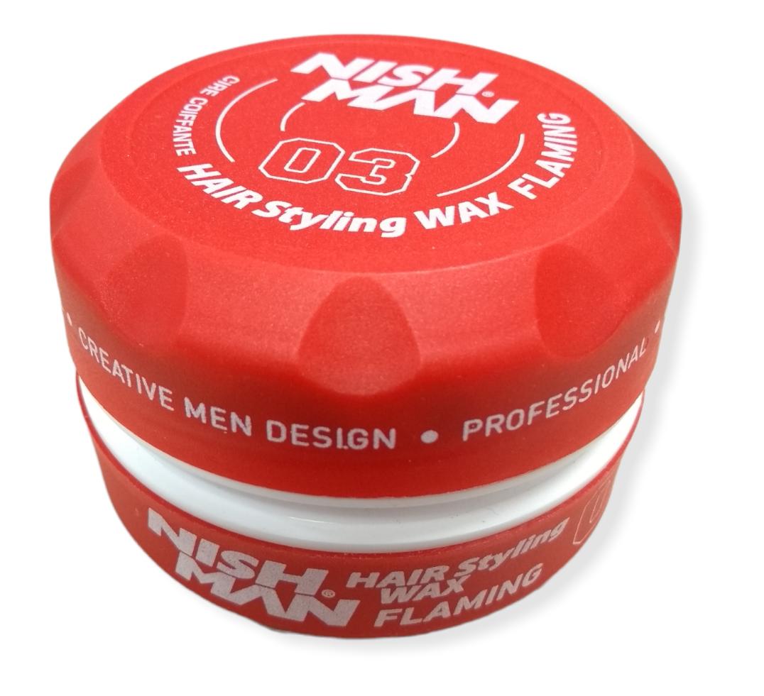 Nishman 03 Flaming – Cera Profesional Fijación Alta Acabado Natural 100m