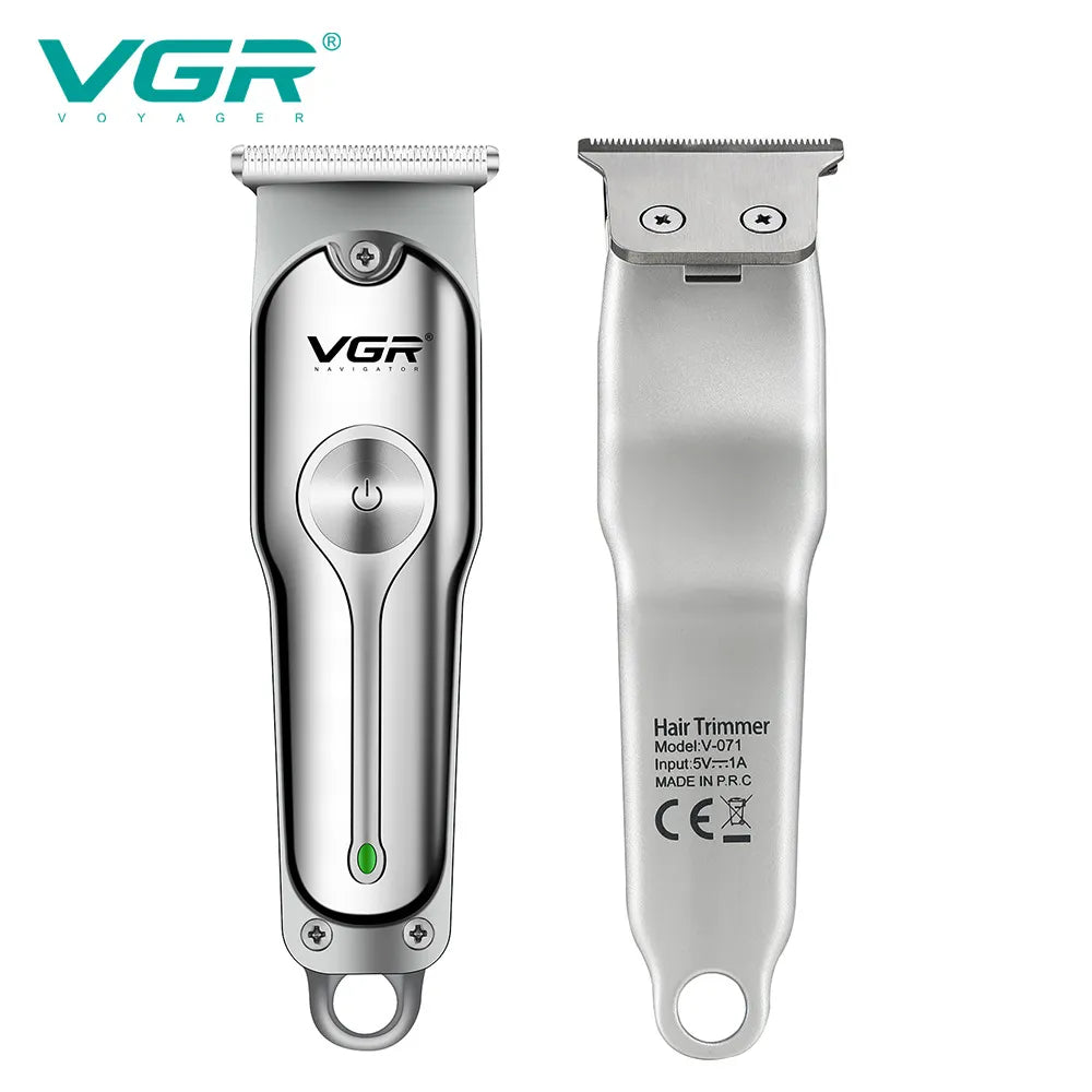 VGR V-071 – Patillera Inalámbrica Recargable de Precisión Trimmer Personal