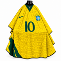 Capa Sublimada Brasil para Barbería con Broche