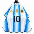 Capa Sublimada Argentina para Barbería con Broche