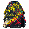 Capa FK para Barbería Estampado Urbano Multicolor con Broche