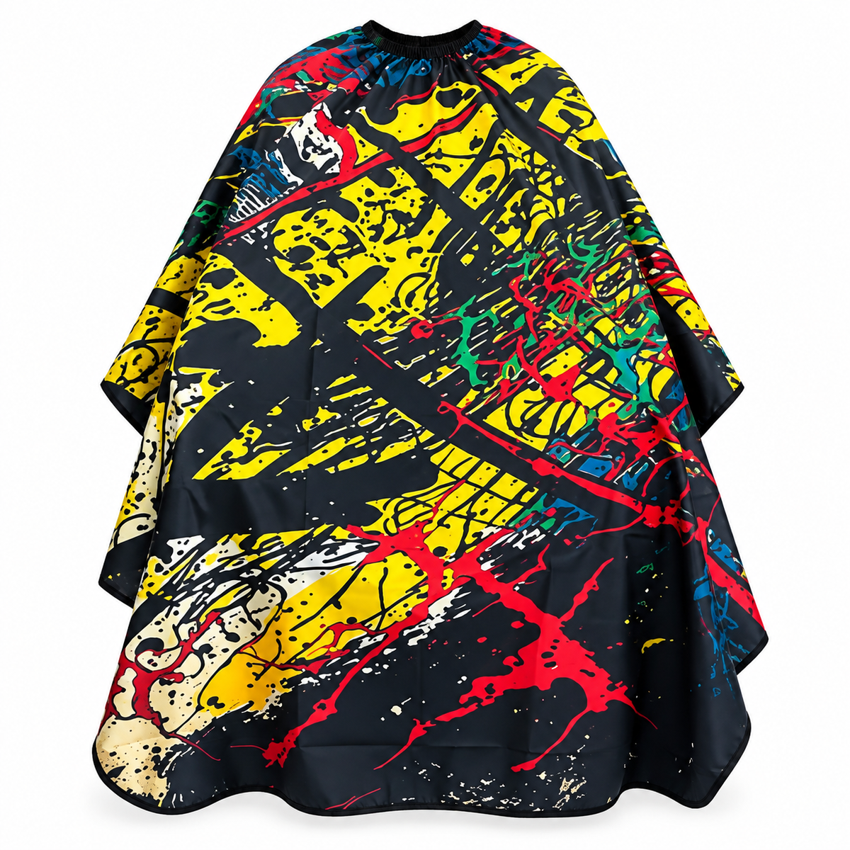 Capa FK para Barbería Estampado Urbano Multicolor con Broche