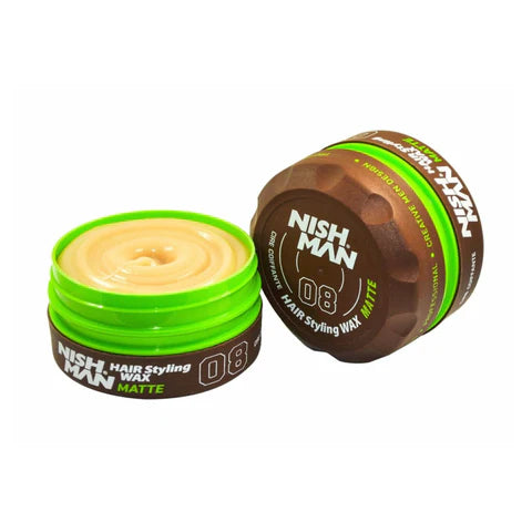 Nishman 08 Matte – Cera Capilar Fijación Fuerte Acabado Mate 150 ml