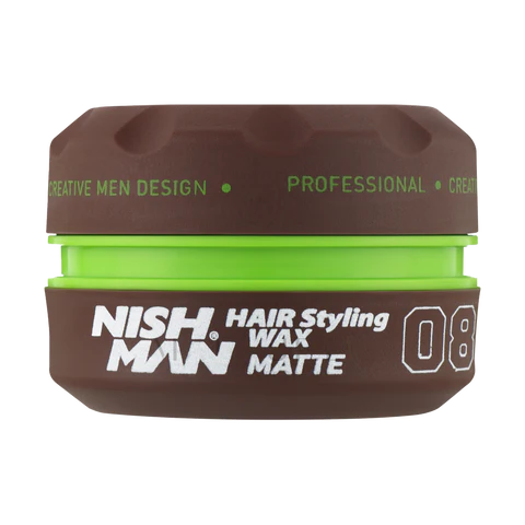 Nishman 08 Matte – Cera Capilar Fijación Fuerte Acabado Mate 150 ml