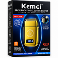 Rasuradora Kemei KM-TX3 Doble Lámina – Dorada 8000RPM