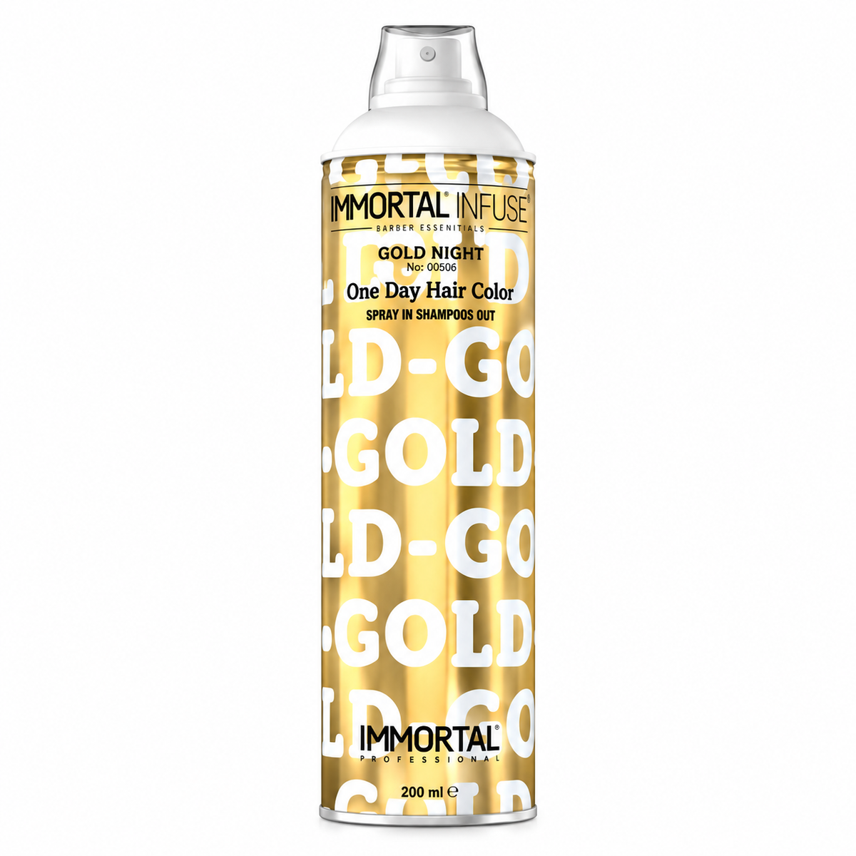Spray Color Temporal Immortal Gold Night Dorado 200 ml