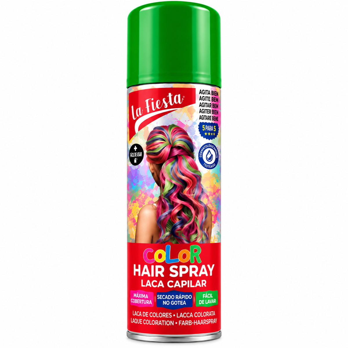 Laca Color Temporal La Fiesta Verde 125 ml