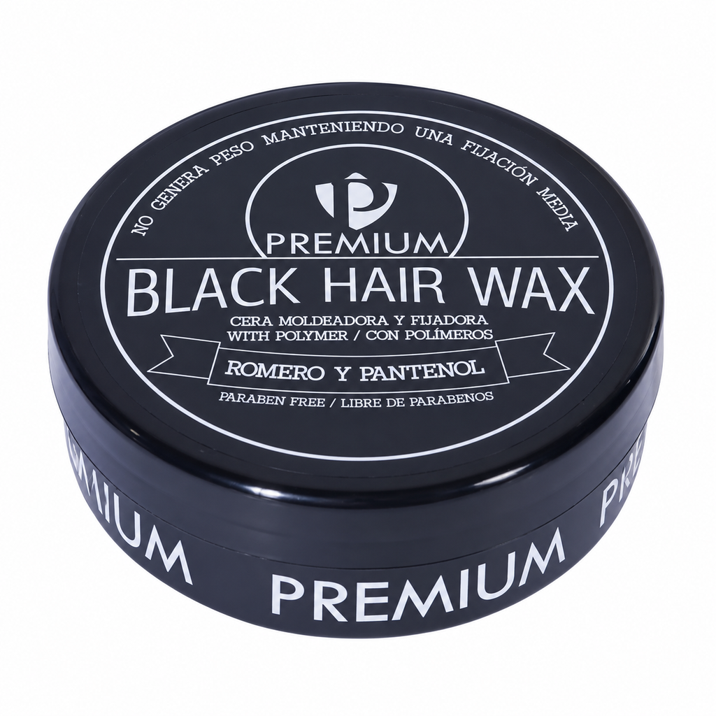Cera Premium Black Hair Wax con Efecto Negro – 150 g