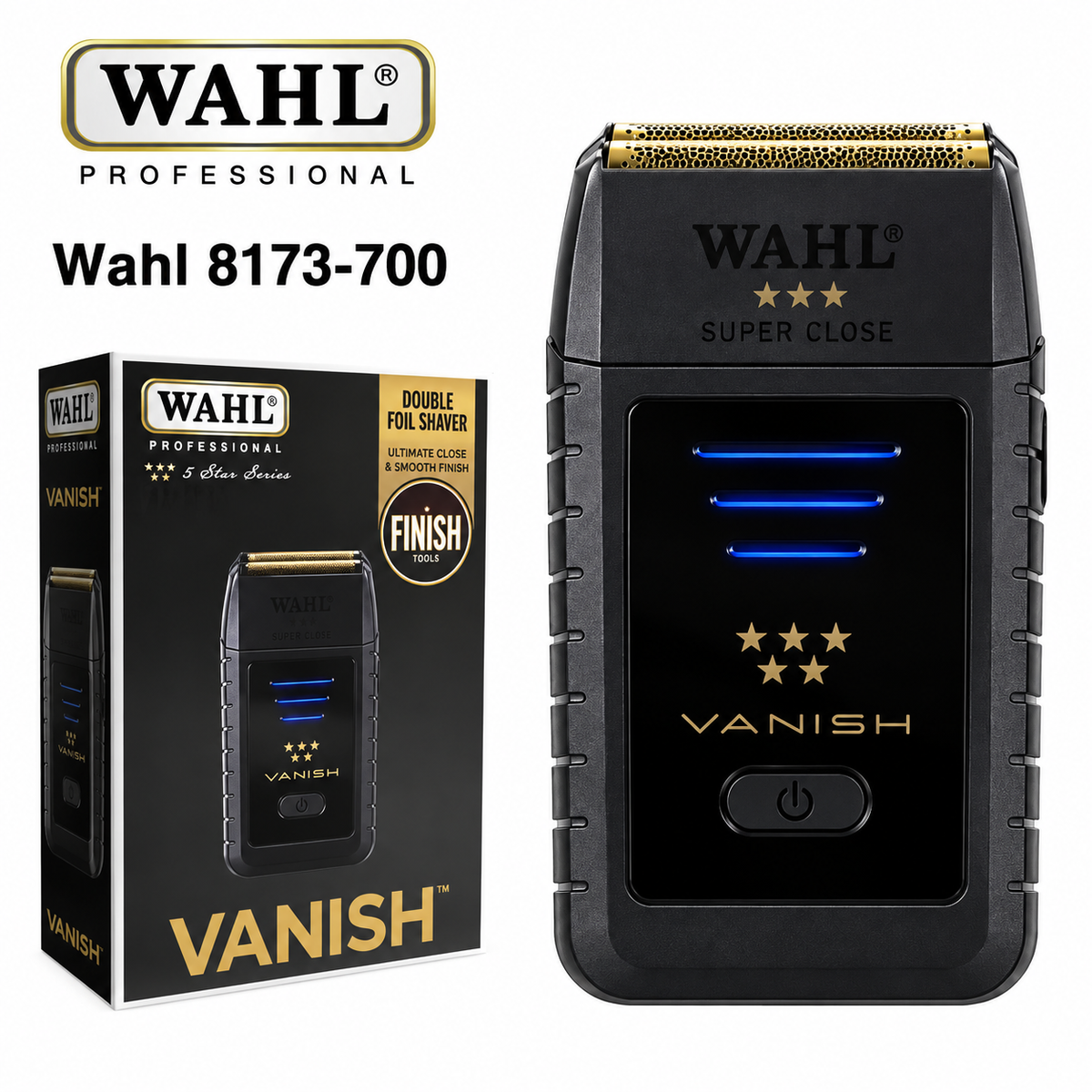 Rasuradora Wahl Vanish Inalámbrica – 7.600 RPM