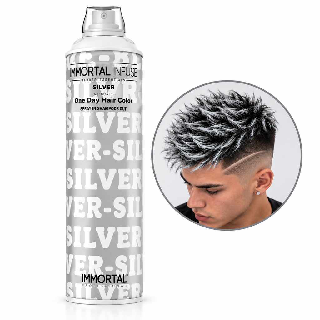 Spray Color Temporal Immortal Silver Night- Plateado 200ML