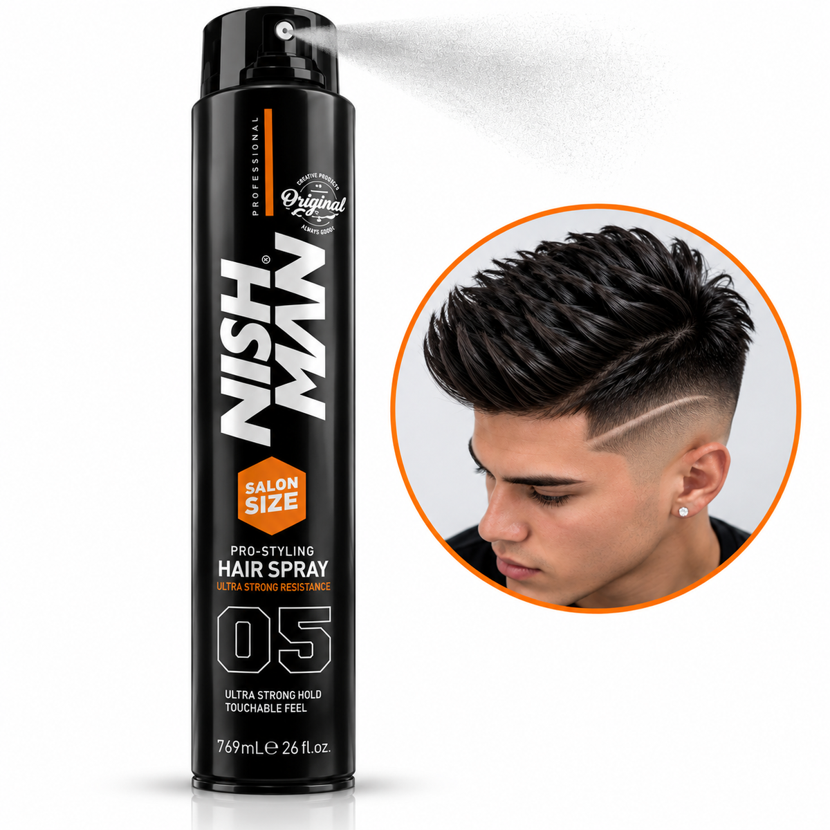 Laca Nishman 01 Ultra Strong Hold Salon Size – 769 ml