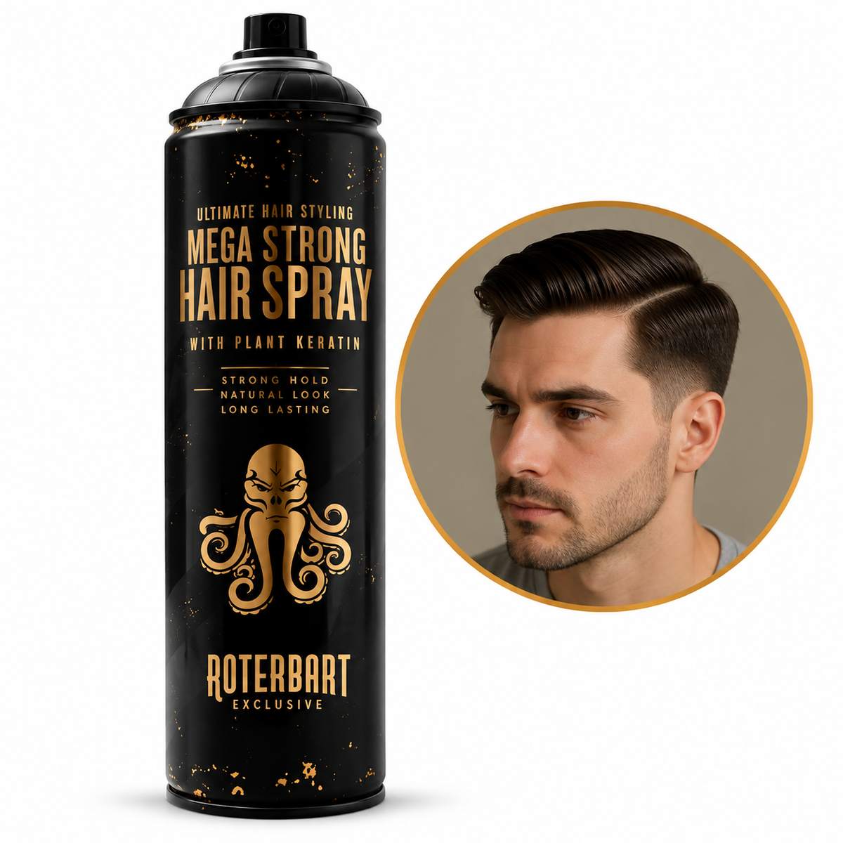 Laca Roterbart Mega Strong Extra Fuerte – 500 ml