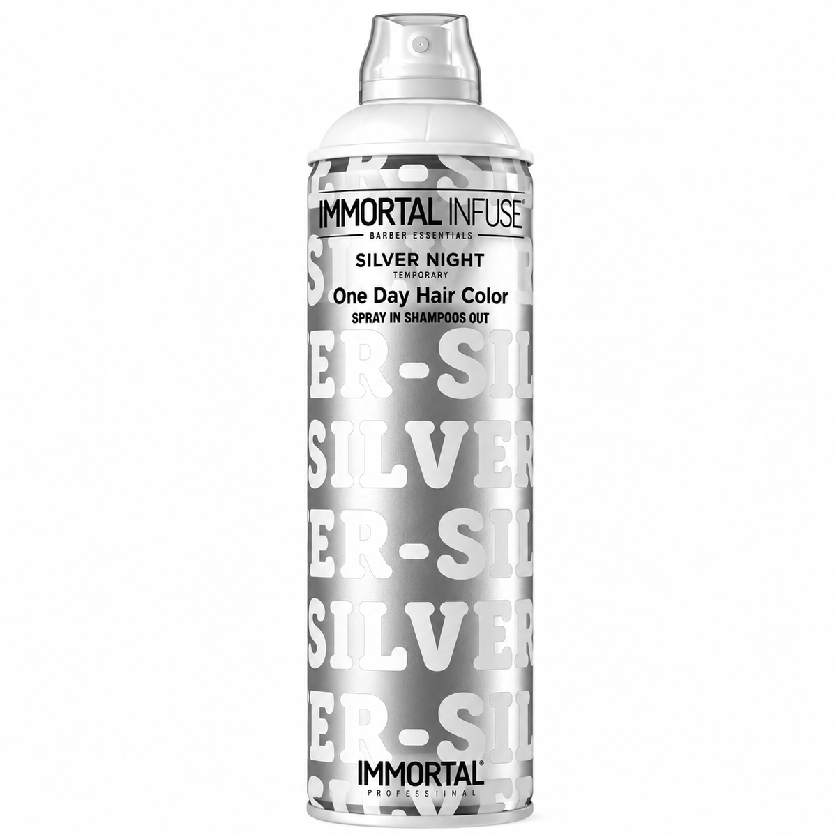 Spray Color Temporal Immortal Silver Night- Plateado 200ML
