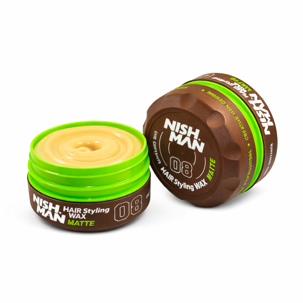 Nishman 08 Matte – Cera Capilar Fijación Fuerte Acabado Mate 150 ml
