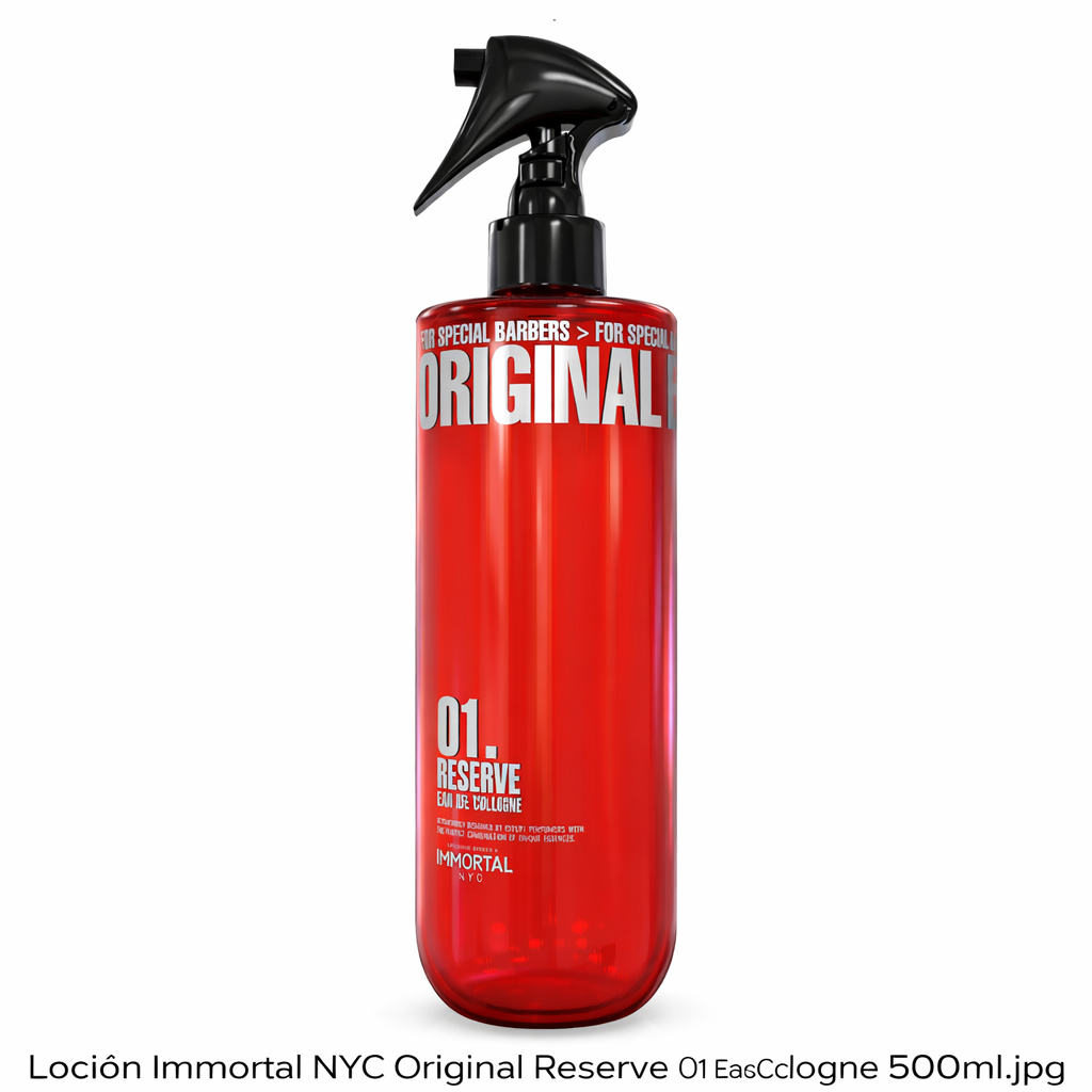 Immortal NYC 01 – Loción Refrescante After Shave Profesional 400ml