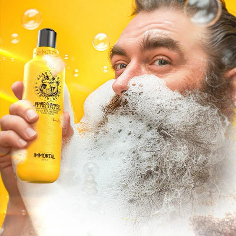 King Shampoo para Barba Immortal NYC 250 ml – Beard Shampoo Profesional