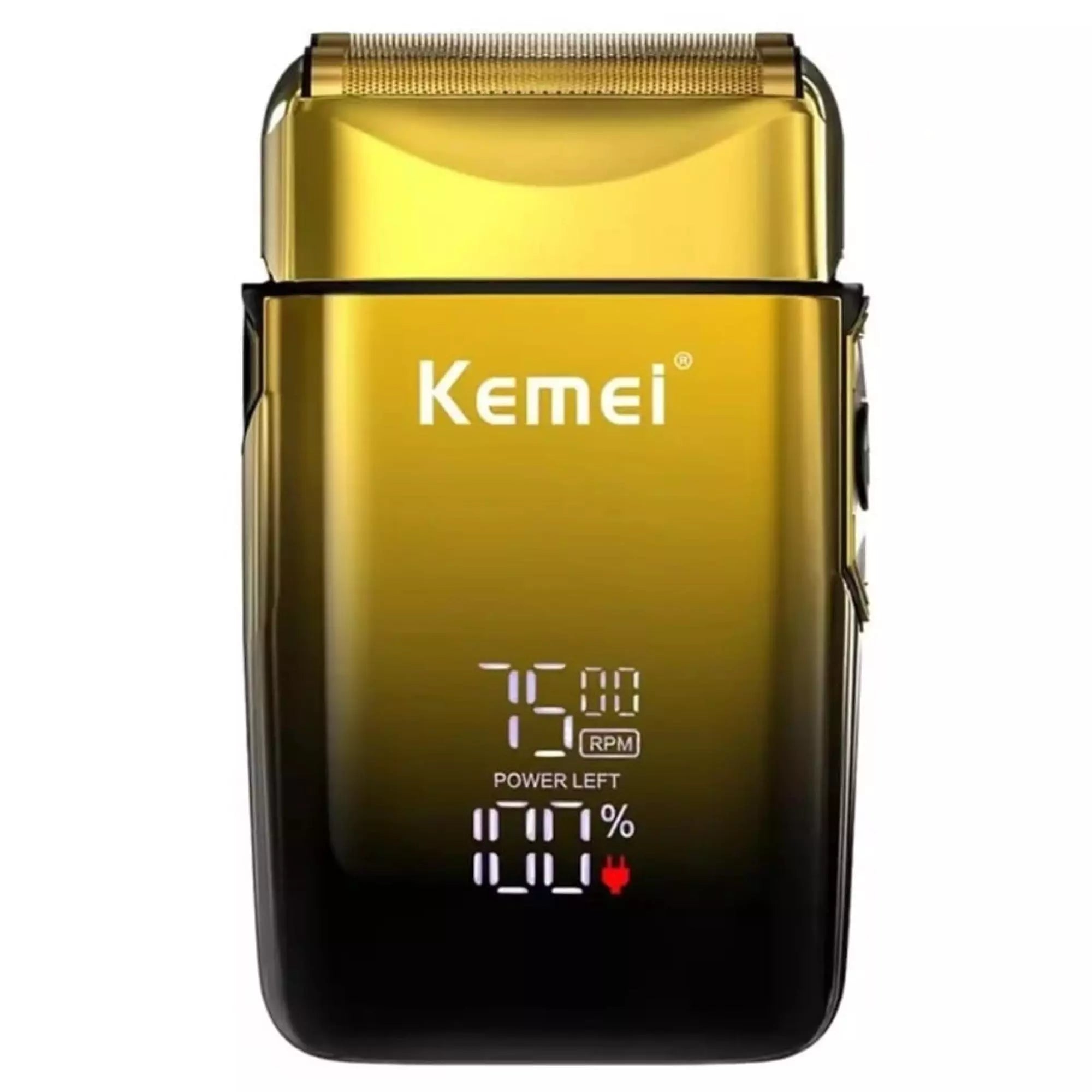 Kemei KM-TX10 – Afeitadora Shaver Profesional Recargable USB con Display LCD