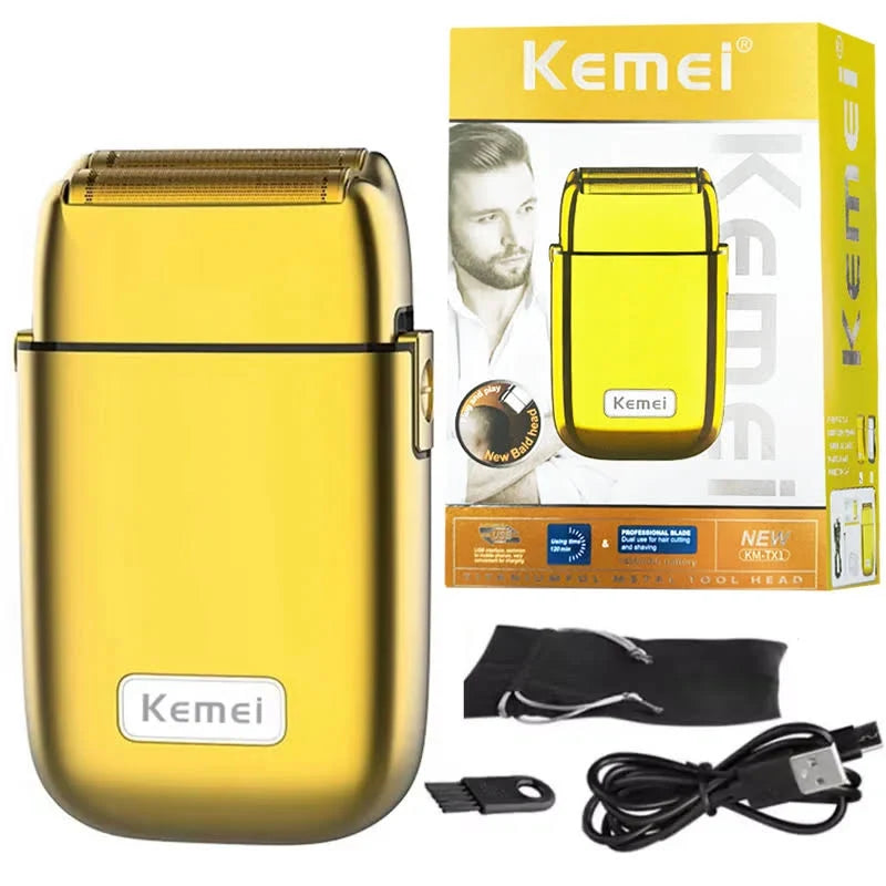 Kemei KM-TX1 – Shaver Recargable Inalámbrica Uso profesional
